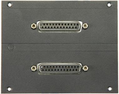 Klotz D-Sub modul 16 kanál, 21 HP, 2 x D-Sub 25p, 4 x SIL, 0,38m