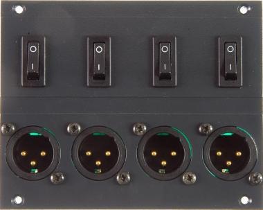 Klotz 4-kanálový zemní modul - 21 HP pro 19 MIS, 16 kanálový