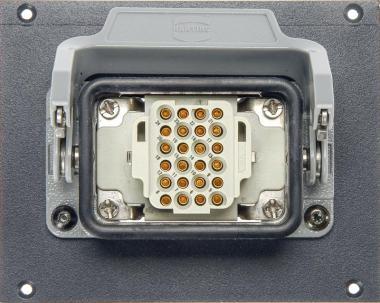 Klotz Harting modul 8 kanálový - 21 HP HAN® 24p samice - 2 x SIL - kabel OTW204Y - 0,38m