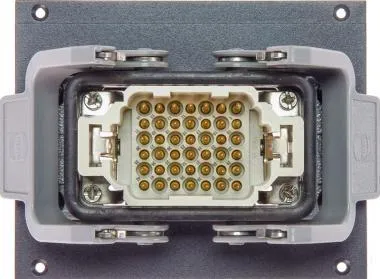 Klotz 12 csatornás Harting modul - 21 HP HAN® 42p papa - 3 x SIL - kábel OTW204Y - 0,38m