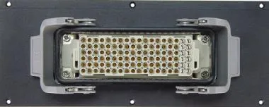 Klotz 32 csatornás Harting modul - 42 HP HAN® 108p mama - 8 x SIL - kábel OTW204Y - 0,38m