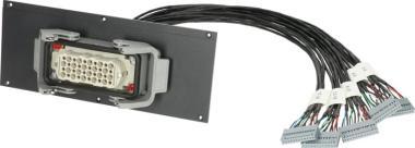 Klotz Harting modul 20 kanál, 42 HP, 40p žena, 5 x SIL, kabel OW15Y