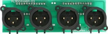 Klotz 4 csatornás XLR 3p papa PCB 19