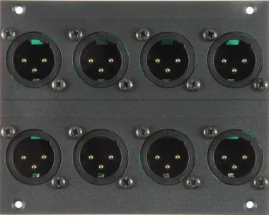 Klotz 8 csatornás XLR 3p papa modul - 21 HP 19