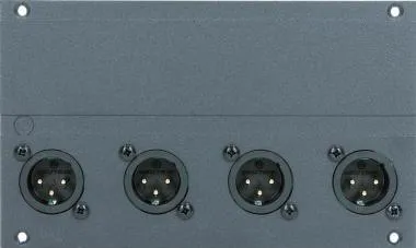 Klotz 4 csatornás XLR 3p papa modul - 28 HP 19