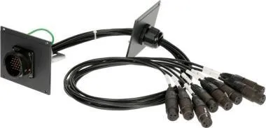 Klotz 8 csatornás RMP patch modul - 21 HP RMP 25p papa - 8 x XLR 3p mama - 0,8m