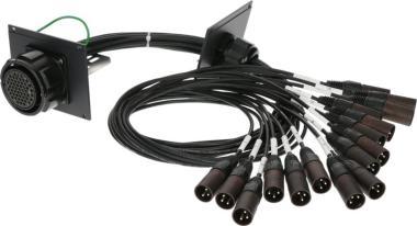 Klotz RMP patch modul 16 kanál, 21 HP, 16 x XLR 3p, 0,55m
