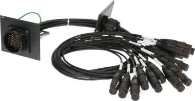 Klotz RMP patch modul 16 kanál, 21 HP, 16 x XLR 3p, 1,5m