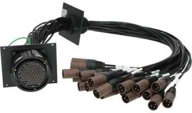 Klotz 24 csatornás RMP patch modul - 21 HP RMP 85p mama - 24 x XLR 3p papa - 0,8m