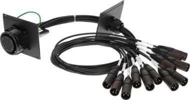 Klotz RMP patch modul 12 kanálů - 21 HP RMP 37p matka - 12 x XLR 3p samec - 1,5m