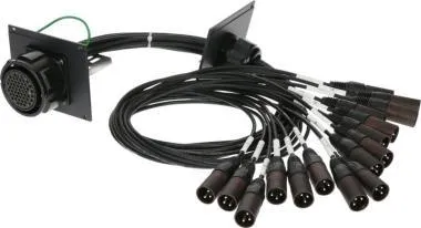 Klotz 16 csatornás RMP patch modul - 21 HP RMP 54p mama - 16 x XLR 3p papa - 1,5m