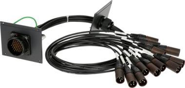 Klotz RMP patch modul 12 kanálů - 21 HP, 12 x XLR 3p, délka 0,8m