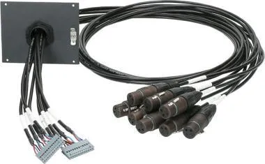 Klotz 8 csatornás SUB patch modul - 21 HP 2 x SIL - 8 x XLR 3p mama - 1,5m