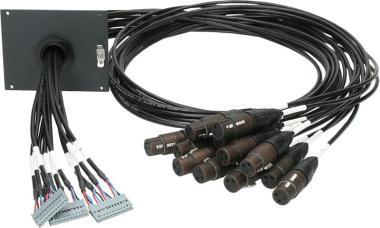 Klotz patch modul 12 kanálový, 21 HP, 12 x XLR 3p, délka 0,8 m