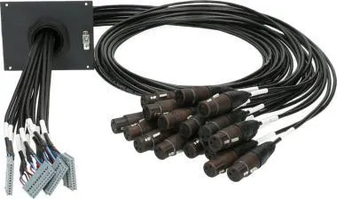 Klotz 16 csatornás SUB patch modul - 21 HP 4x SIL - 16 x XLR 3p mama - 0,8m