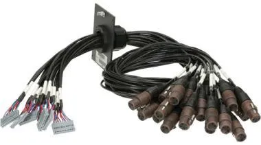 Klotz 24 csatornás SUB patch modul - 21 HP 6 x SIL - 24 x XLR 3p mama - 0,8m