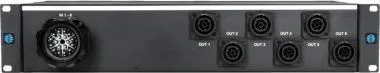 Klotz PowerLink 6 csatornás áramelosztó RACK 1 x SOCA bemenet - 6 x powerCON TRUE1 kimenet