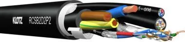 Klotz hibrid kábel 2 x RamCAT5 + 2 x digitális audió + tápellátás 2,5 mm²