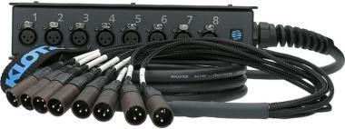 Klotz Stagebox AES/EBU 8/0 XLR 3p, digitální, 20m, jednovrstvá uzemnění