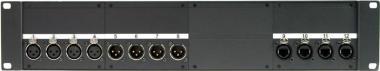 Klotz 19 vstupní stage box HAN® matka 4 x etherCON, 4 x XLR 3p, powerCON