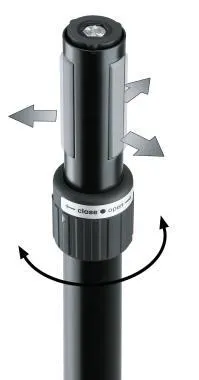 HK Audio K&M Speaker Mounting Pole M20 1 szerelvény, teleszkópos szatellit cső, M20