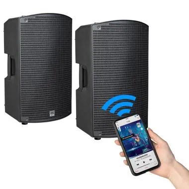 HK Audio SONAR 112 Xi aktív hangfal, 1200W, 12″ + 1″, Class AB+D, 3 preset, DSP, Bluetooth 5.0, TWS, Remote App