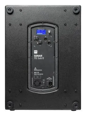 HK Audio SONAR 115 Sub D aktív subhangfal, 1500W, 15″, bass-reflex, D-Class, DSP, M20, 2.2″ LCD display, fa kabinet