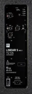 HK Audio LINEAR 5 MK II 112 XA aktív hangfal, 1200W bi-amp, 1x 12″/1″, 80°x60° CD-kürt, 31°, DSP out,DSP CONTROL Win/macOS