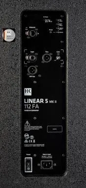 HK Audio LINEAR 5 MK II 112 FA aktív hangfal, 1200W bi-amp, 1x 12″/1″, 80°x60° CD-kürt, DSP out, DSP CONTROL Win/macOS