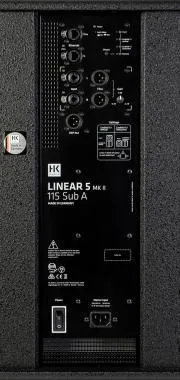 HK Audio LINEAR 5 MK II 115 Sub A aktív subhangfal, 1200W, 1x 15″, bass-reflex, Class-D, M20, DSP out, DSP CONTROL Win/macOS
