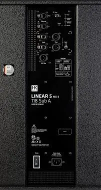 HK Audio LINEAR 5 MK II 118 Sub A aktív subhangfal, 2000W, 1x 18″, bass-reflex, Class-D, M20, DSP out, DSP CONTROL Win/macOS
