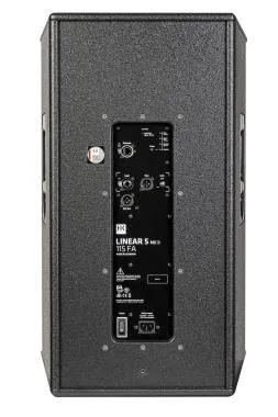HK Audio LINEAR 5 MK II 115 FA aktív hangfal, 1200W bi-amp, 1x 15″/1″, 60°x40° CD-kürt, DSP out,DSP CONTROL Win/macOS