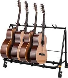 Hercules GS525B PLUS Gitárállvány öt gitár részére, kerekekkel