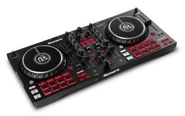 Numark DJ kontroler, 2 ch, 2x8 pad, interface, Serato DJ Lite, velké jog kolo