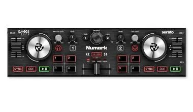 Numark DJ2GO2 Touch DJ kontroller, 2 ch, mobil, Serato DJ Lite, laptop szélesség, touch jog