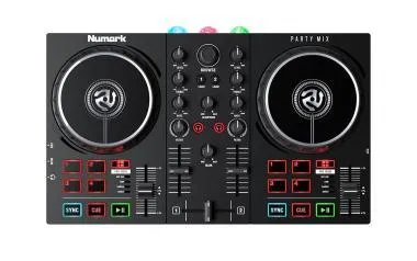 Numark Party Mix (MKII) DJ kontroller, 2 ch, 8 pad, Touch Jog, Serato DJ Lite, LED-effekt