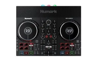 Numark Party Mix Live DJ kontroller, 2 ch, 8 pad, Touch Jog, Serato DJ Lite, LED-effekt, hangszóró