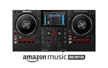 Numark DJ média přehrávač, 2 ch, 7 dotyková obrazovka, FX, Wi-Fi, podpora Amazon Music