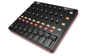 Akai Pro MIDImix USB/MIDI vezérlő, 8+1 fader, 24 forgógomb, 16 gomb, USB