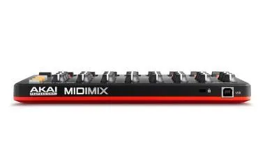 Akai Pro MIDImix USB/MIDI vezérlő, 8+1 fader, 24 forgógomb, 16 gomb, USB