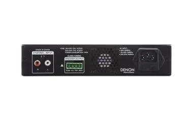 Denon Pro DN-280 végerősítő, 100W mono, 70V/100V/4 Ohm, Euroblock, 2x RCA, 1x XLR/TRS