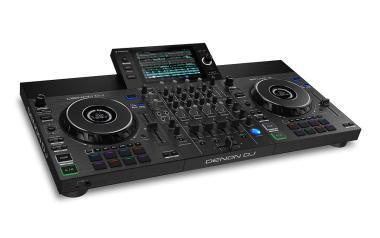 Denon DJ DJ software controller, 4ch, 7 multi-touch, dual-layer, 16 pad, USB, SD