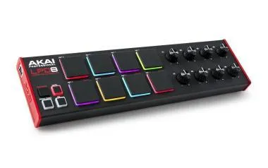 Akai Pro LPD8 MK2 USB/MIDI vezérlő, 8 RGB pad, 8 Q-link, 8 program, MPC Beats