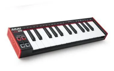 Akai Pro LPK25 MK2 USB/MIDI vezérlő, 25 billentyű, velocity-érzékeny, oktáv +/-, arpeggiator