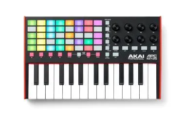 Akai Pro APC Key 25 (MK2) USB/MIDI vezérlő, Ableton Live kontroller, 5x8 RGB matrix, 25 billentyű, 8