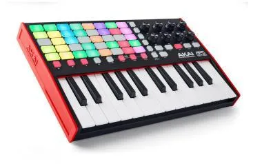 Akai Pro APC Key 25 (MK2) USB/MIDI vezérlő, Ableton Live kontroller, 5x8 RGB matrix, 25 billentyű, 8