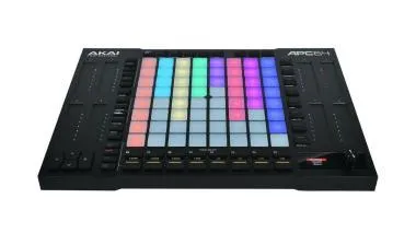 Akai Pro APC64 USB/MIDI vezérlő, Ableton Live Lite 11, 64 RGB pad, 8 érintő csík