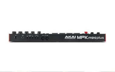 Akai Pro MPK mini plus USB/MIDI vezérlő, 37 billentyű, 8 RGB pad, step sequencer, joystick, sustain