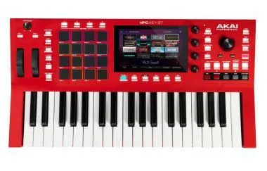 Akai Pro MPC Key 37 szoftver vezérlő, 37 billentyű, aftertouch, 16 pad, standalone, 7\