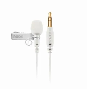 Rode LAVGO-W Lavalier GO csíptetős mikrofon Wireless GO rendszerhez, fehér